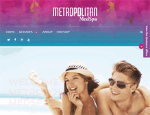 Tablet Screenshot of metmedspa.com